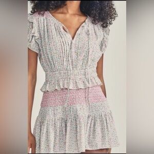 NWOT LoveShackFancy Toto Confetti Mix Dress Size small